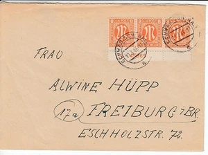 V. AM Post 5 z with plate number on letter Expertise Hettler BPP - Picture 1 of 2