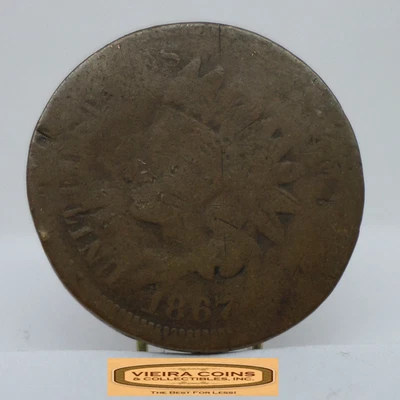 1867 Indian Head One Cent - #C53558NQ - Image 1 of 2