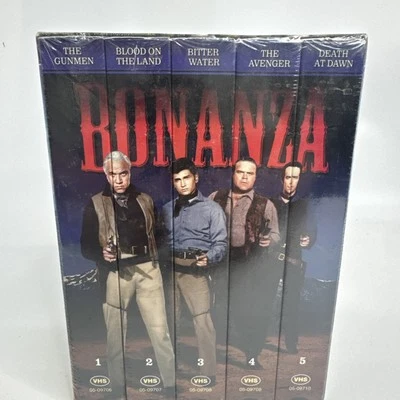 BONANZA COLLECTORS SERIES - 5 VHS Tapes 1999 Good Times Home Video - Sealed - Image 1 of 4