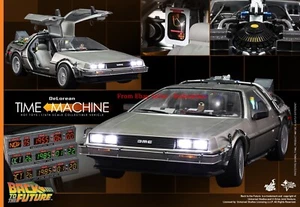 Hot Toys 1/6 MMS260 Back To The Future The Machine Vehicle Car Model Collect New - Picture 1 of 12