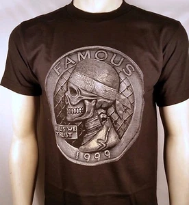 CAMISETA FAMOSA STARS & STRAPS IN US WE TRUST URBANO SKATE HIPHOP RAP S-2XL - Imagen 1 de 3