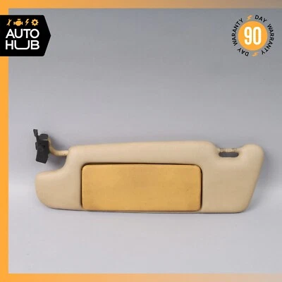 90-02 Mercedes R129 SL500 300SL lado del conductor izquierdo parasol parasol beige OEM Foto 1 de 4