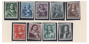 Netherlands - Postage stamps - 1943 -1944 Dutch Naval Heroes -MH - Foto 1 di 1