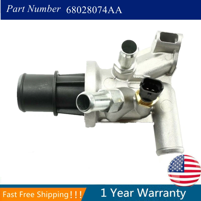 Thermostat Assembly Fits Dodge Nitro Jeep Cherokee 2007-2009 2.8CRD 68028074AA Foto 1 de 4