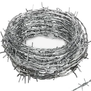4 Point Barbed Wire, 18 Gauge Real Barb Wire Roll 40 Feet Barbwire for Fence - Picture 1 of 7