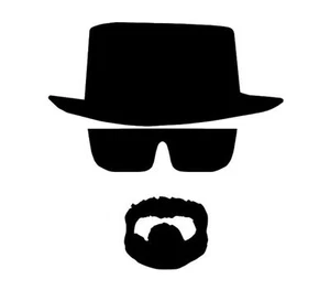 Heisenberg Breaking Bad Walter White Vinyl Decal Sticker U Pick SIZE + COLOR - Picture 1 of 2