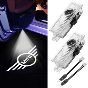 2X Car Door Projector Laser Led Lights Courtesy Puddle Shadow Lamps For BMW MINI - Picture 1 of 4