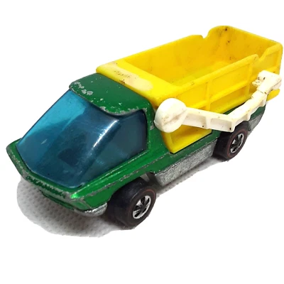 Hot Wheels Redline The Heavyweights Scooper Green 1969 Made in Hong Kong - Image 1 of 4