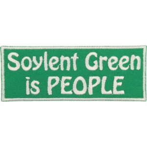 Parche Soylent Green Is People - Hecho en EE. UU. - Parche Verde Soylent - Imagen 1 de 8