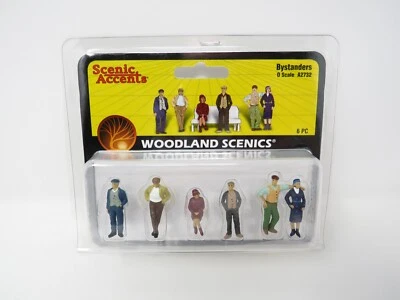 Woodland Scenics O 2732 Bystanders Passengers Park Goers People Figure Set - Image 1 of 2