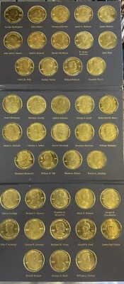 A COMPLETE Coin History of the U.S. Presidents 41 Coins Album 1789 - 1993 - Image 1 of 4