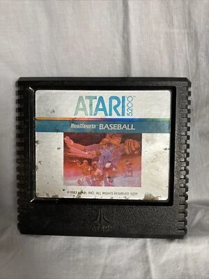 RealSports Baseball (Atari 5200, 1983) Untested, Parts Only - Image 1 of 4