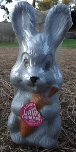 Vintage Artline Blow Mold Easter Bunny w/Carrot Rabbit New old stock sealed - Picture 1 of 3