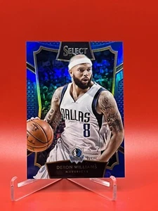 Deron Williams 2015-16 Select Concourse Prizms Blue Basketball Card #13  /249 - Picture 1 of 3