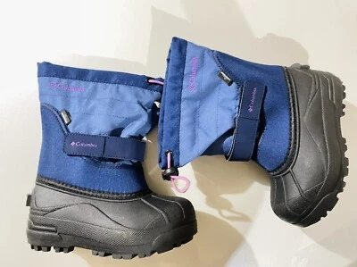 Новый Columbia Kids ребенка ясельного возраста мальчиков тундра водонепроницаемый снег зимние ботинки синий размер 11 - Изображение 1 из 4