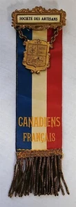 Vintage Societe Des Artisans Canadiens Français Band Abzeichen Bruderschaft Pin - Bild 1 von 8