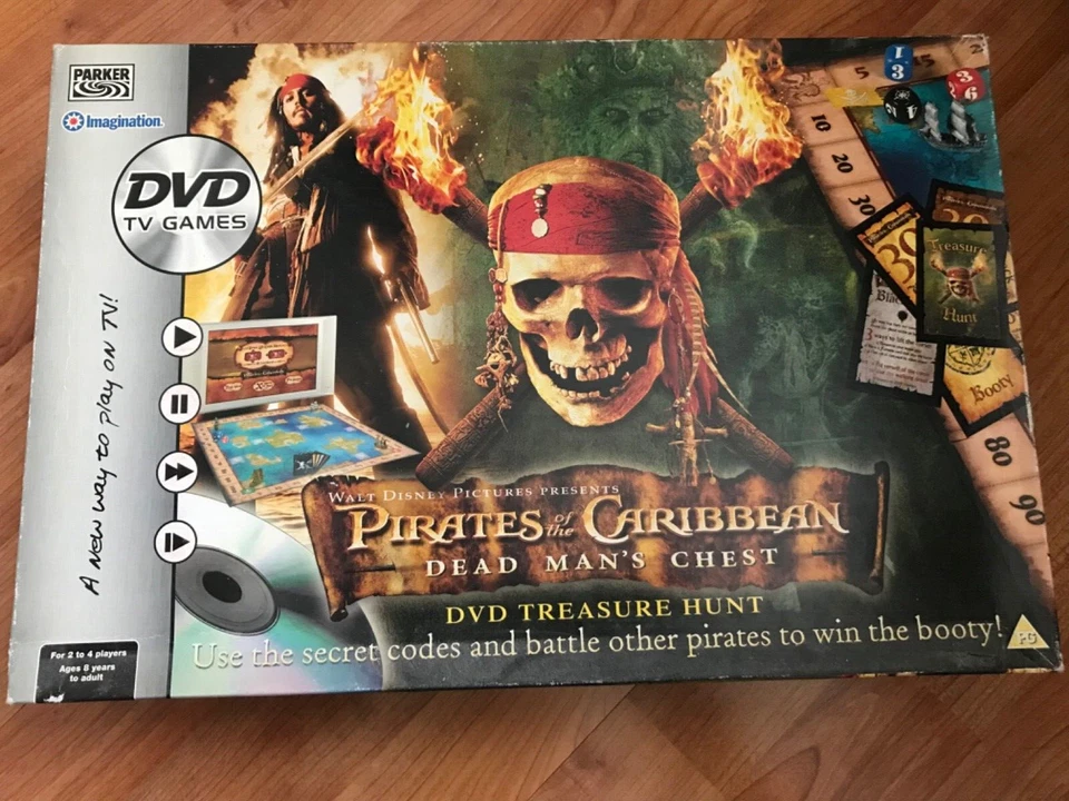 Pirates of the Caribbean Scene It? DVD Game Mattel Games Complete used - Image 1 of 4