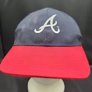 Cappello Berretto Atlanta Braves Classic di Renew Merchandise Strapback Rosso Navy - Foto 1 di 15
