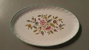 Minton Haddon Hall kleines ovales Blumen Tablett Schale Bone China England John Wadsworth - Bild 1 von 7