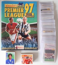 Merlin + Premier League 97 + Album stickers 1 - 277 + Select