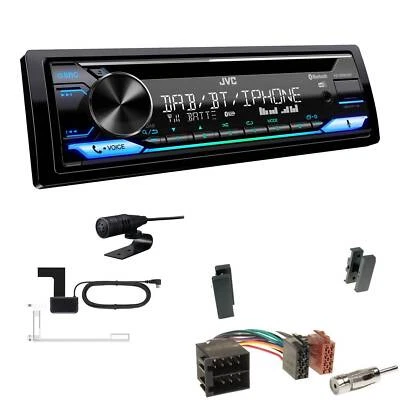 JVC CD-Receiver Autoradio DAB+ Bluetooth für Seat Leon 1999-2006 schwarz - Bild 1 von 4