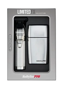 BaBylissPRO LimitedFX Collection Trimmer & Shaver Set Silver | FXDUOFS2TS - Picture 1 of 1