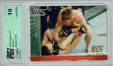 CB Dollaway Amir Sadollah 2009 Topps UFC #88 Gold 432 Made Rookie Card PGI 10