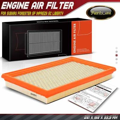 1x Engine Air Filter for Subaru Forester SF SF5 Impreza GC GC8 Liberty Outback - image 1 of 4