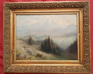 Belle école Française XIX e " par Jean Marie Reignier 1815-1886 " Paysage " - Picture 1 of 4