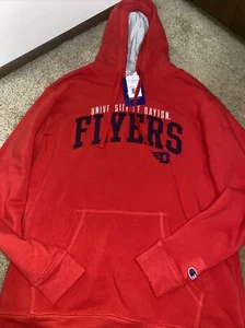 Champion Dayton Flyers UD Pullover Hoodie Men’s M Red  NWT - Picture 1 of 3