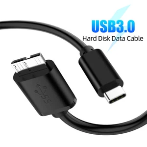 10in USB Type-C to Micro-B 3.1 Cable for MacBook Chromebook External Hard Drive - Picture 1 of 7