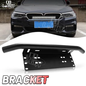 Bull Bar Style Front Bumper License Plate Mount Bracket Holder Off-Road Lights - Bild 1 von 13