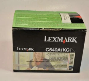 New OEM Genuine Lexmark C540A1KG Black Toner Cartridge C540 C543 C544 C546 X543 - Picture 1 of 1