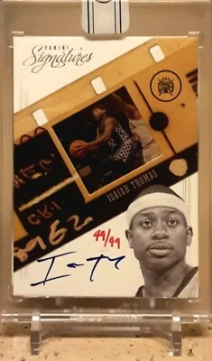 Película Panini Replay 2015-16 2012-13 Panini Signatures ISAIAH THOMAS Auto RC/99  Foto 1 de 4