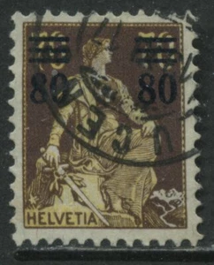 Switzerland 1915 80¢ on 70¢ used - Picture 1 of 1