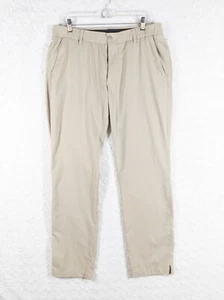 Under Armour Golf Pants Mens 36x32 Beige Showdown Chino Flat Front Performance - Picture 1 of 12