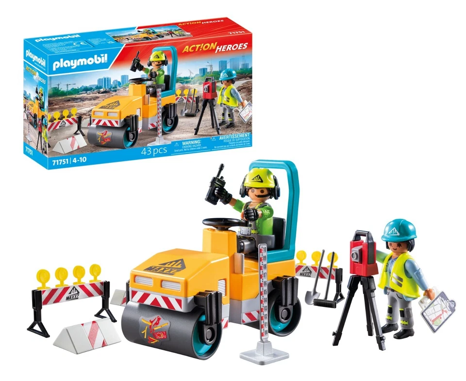 Playmobil Action Heroes 71751 Straßenbaustelle NEU/OVP