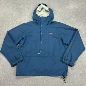 Patagonia Jacket Adult Small Blue Pneumatic Pullover Windbreaker Anorak Mens - Picture 1 of 10