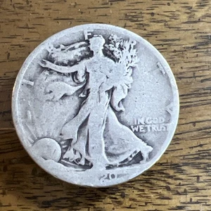 1920 Silber Walking Liberty Half Dollar 50c - 162 auf Adler - Bild 1 von 11