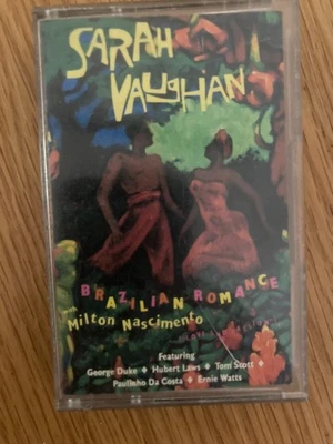 SARAH VAUGHAN BRAZILIAN ROMANCE CASSETTE MILTON NASCIMENTO 	Latin Jazz, Vocal, B - Image 1 of 3