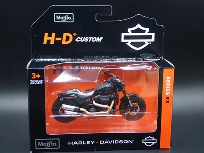 2022 FAT BOB 114 HARLEY DAVIDSON MOTO MAISTO SÉRIE 43 1/18 MODÈLE EN DIECAST - Photo 1/4