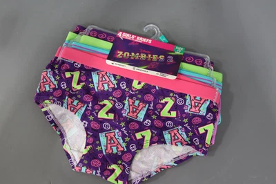 Disney Zombies Girls Stretch Hipster Briefs Underwear (1 Pack of 4) Sizes 10 - Image 1 of 4