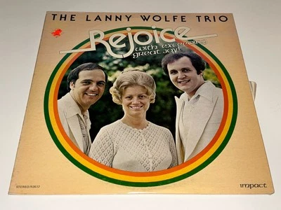 The Lanny Wolfe Trio Rejoice With Exceeding Great Joy Album LP 22LC - Image 1 of 2