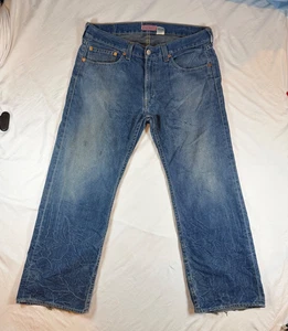 Vintage Type 1 One Real Loose Levis Herren 40x31 Blue Jeans RARE Y2K Wide Baggy - Bild 1 von 24