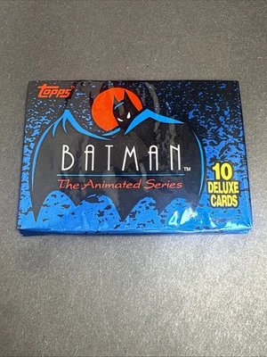 Batman The Animated Series 1993 Topps pacote de cartas seladas x 1 - Imagem 1 de 4