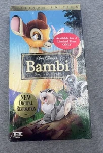 Walt Disney's Bambi (VHS 2005) Special Platinum Edition NEW FACTORY SEALED - Picture 1 of 4
