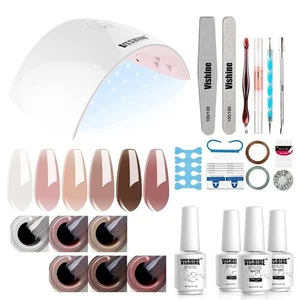 UV LED Nagellampe | 6 Farben Gel Nagellack Set | Heimwerker Kit - Bild 1 von 8