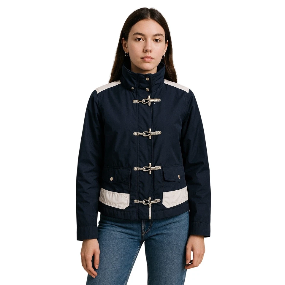 Chaqueta Lauren Ralph Lauren Active Nautical Langosta Cierre Azul Marino W Mediana Foto 1 de 4