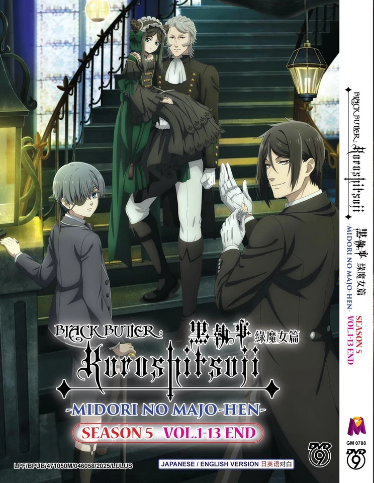 BLACK BUTLER (Kuroshitsuji) Season 5 | DVD | Dual Audio - Image 1 of 4