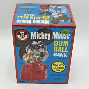 Vintage Hasbro Mickey Mouse Club Mickey Kaugummiautomat Bank Neu aus altem Lagerbestand Neu versiegelt! - Bild 1 von 8